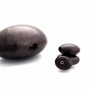 Lavastein - Urne für Außenbereich, Detail vom Verschluss